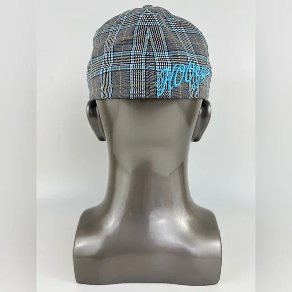 HOOey Plaid Baseball Hat/Cap, Embroidered Logo, Unisex Size S/M - Picture 6 of 11